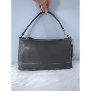 Coach vintage Y2K Bleecker leather baguette demi shoulder bag #9311 EUC
